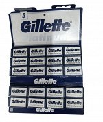 Двусторонние лезвия Gillette Platinum, 20 упаковок по 5шт, 100шт