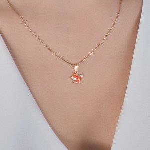Серебряная подвеска с эмалью