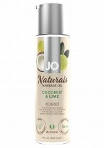 Массажное масло JO - Coconut &amp; Lime/Кокос и лайм 120 mL