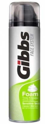 Пена для бритья Gibbs Sensitive Skin для чувствительной кожи, 200мл