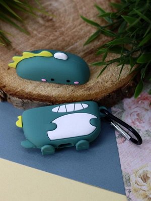 Чехол для AirPods Pro "Cute dinosaur", green