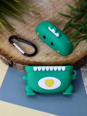 Чехол для AirPods 3 "Cute dinosaur", green
