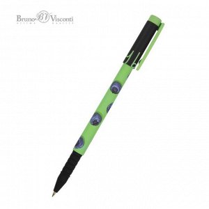 Ручка шариковая FreshWrite FunWrite "Ягоды. Голубика", узел 0.5 мм, синие пигментные чернила, корпус Soft Touch