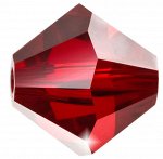 Бусина Чехия &quot;PRECIOSA&quot; бусины 451-69-302 цветн. 5.7 х 6 мм 12 шт т.красный (siam 90090)