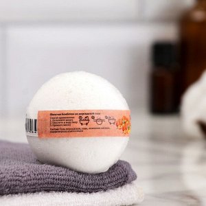 Бомбочка для ванн Добропаровъ из персидской соли с ароматом персика, 110 г