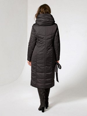 Пальто Зимнее пальто прямого силуэта с втачными рукавами и смещенной  застежкой на двухзамковую молнию и кнопки. Это длинное пальто  подходит для девушек и женщин разных возрастов. Слегка приталенный 