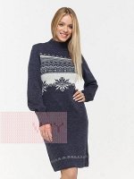 Платье женское 5232-2489        189/10480 т.синий/молоко