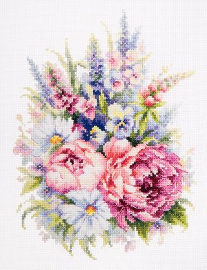 Набор для вышивания "Чудесная Игла" 101-310 "Цветочный вальс" 19 х 26 см