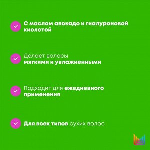 Матрикс Увлажняющий шампунь с маслом авокадо и гиалуроновой кислотой для сухих волос, 1000 мл (Matrix, Food For Soft)