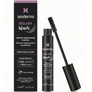 Сесдерма Тушь для ресниц восстанавливающая, чёрная, 5 мл (Sesderma, Seslash)