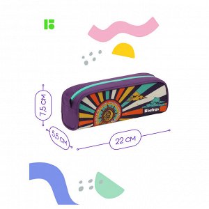 Пенал 1 отделение, 220*75*55 Berlingo ""Groovy"", полиэстер