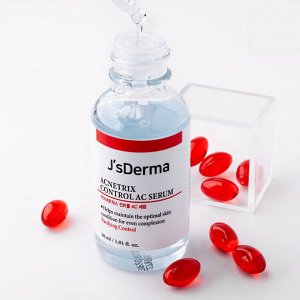 Сыворотка с цинком и ниацинамидом для проблемной кожи J'sDerma Acnetrix Control AC Serum