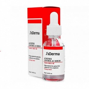 Сыворотка с цинком и ниацинамидом для проблемной кожи J'sDerma Acnetrix Control AC Serum