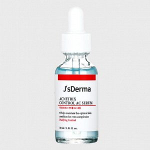 Сыворотка с цинком для проблемной кожи J'sDerma Acnetrix Control AC Serum