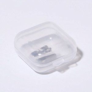Корректор-фиксатор для вросшего ногтя, размер M, в пластиковом футляре, цвет серебристый
