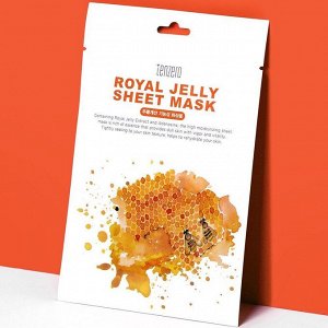 Тканевая маска с маточным молочком TENZERO ROYAL JELLY SHEET MASK