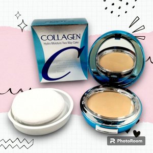 [Enough] Увлажняющая пудра с коллагеном Collagen Moisture Two Way Cake с запасным блоком #13 - 13 гр