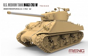 "MENG" TS-043 "танк" M4A3(76)W Sherman 1/35