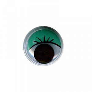 "HobbyBe" MER-8 Глаза круглые с бегающими зрачками d 8 мм 50 шт. черно-белые