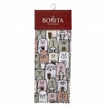 Полотенце 40*70 Bonita, рогожка, Котики