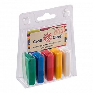 "Craft&Clay" Набор полимерной глины CCL 110 г 5 цв. 05 Каникулы на море