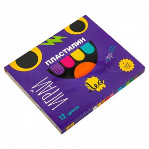 Лео Играй Пластилин классический LPMC-0112 12 цв.