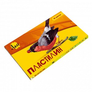 "Лео" "Ярко" Пластилин классический LBMC-0118 360 г ( в картонной упаковке ) 18 цв. .