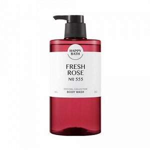 Happy Bath Оригинальная коллекция гель для душа HAPPY BATH FRESH ROSE ORIGINAL COLLECTION BODY WASH №555  910 мл