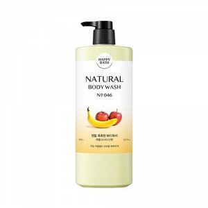 Happy Bath Увлажняющий гель для душа с фруктовыми экстрактами HAPPY BATH NATURAL REAL MOSITURE FRUIT BODY WASH  900 мл