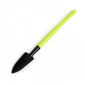 Набор садового инструмента, 3 предмета: грабли, 2 лопатки, длина 21 см, пластиковые ручки, МИКС