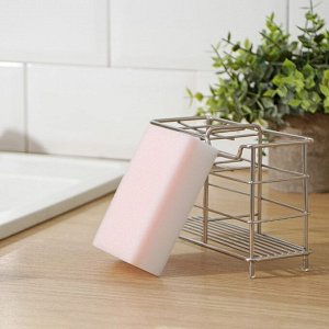 Губка меламиновая для удаления пятен, с поролоновым слоем, 11x7x3 см