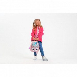 Рюкзак детский с блестящим карманом «Олененок», 27 х 23 х 10 см