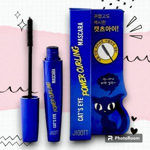 JIGOTT. Тушь для ресниц подкручивающая, CAT'S EYE POWER CURLING MASCARA, 12 г