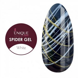 Гель-краска паутинка UNIQUE Spider Gel белая 5г