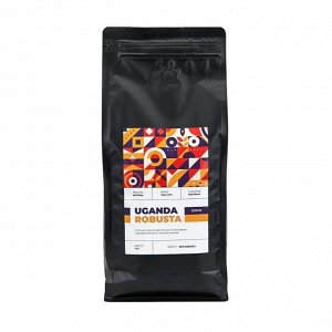 Свежеобжаренный кофе Уганда робуста 100% африканская робуста 1 кг