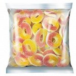 «KrutFrut», мармелад жевательный «Колечки со вкусом персика» (упаковка 0,5 кг)