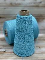 Пряжа для вязания 107 гр, Linen 100% лен 520м/100г Голубая бирюза