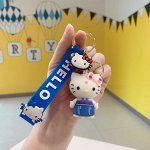 Брелок &quot;Hello Kitty&quot; в синем платье