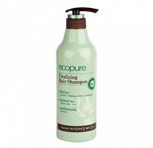 Cosmocos Шампунь для волос восстанавливающий Ecopure Hair Shampoo Vitalizing, 700 мл
