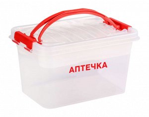 Контейнер для хранения  7,0л 310*210*170мм [АПТЕЧКА] со вставкой