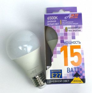 Нет Бренда ЛАМПА СВЕТОДИОДНАЯ LED-A65-Regular 15Вт 220-240В Е27 6500К 1600Лм