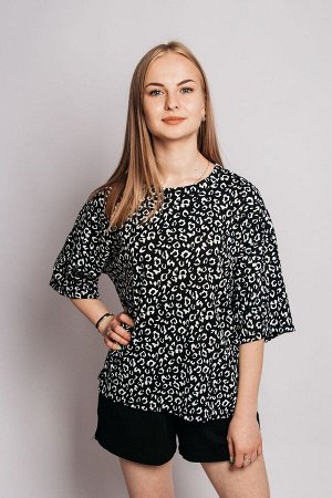 Комплект женский (футболка+шорты) 4357