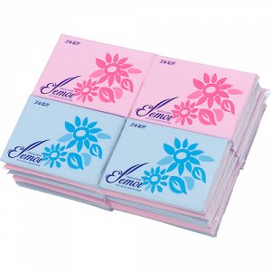 "Kami Shodji" "ELLEMOI" Бумажные двухслойные салфетки (платочки) 10 шт. 20 пачек в 1 упаковке
