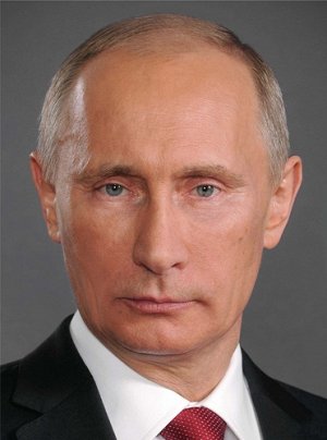 Портрет Президента РФ В.В. Путина - 2 А4