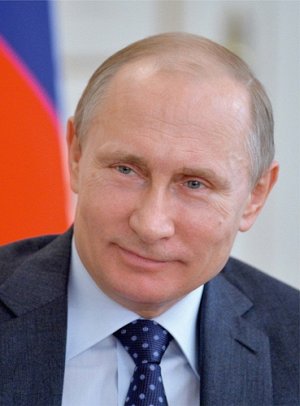 Портрет Президента РФ В.В. Путина А3