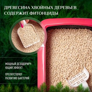 🇯🇵Япония KOCHO/ Комкующийся туалетный наполнитель для моментального впитывания (хвойные деревья) 12л, Япония