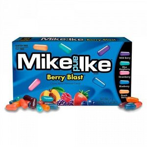 Жевательные Конфеты Mike&Ike Berry Blast со вкусом лесных ягод 141 гр
