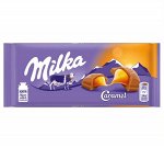 Шоколад Милка &quot; Тянучая карамель &quot; / Молочный шоколад Milka Caramel 100 гр