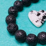 Бусина Вулканическая Лава 10мм
