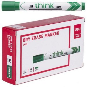 Маркер для магнитной доски Think круглый 2 мм зеленый EU00150 (412167) Deli